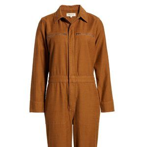 MADEWELL Warm Chestnut GARMENT-DYED RELAXED COVERALL JUMPSUIT SZ XXL $149.99